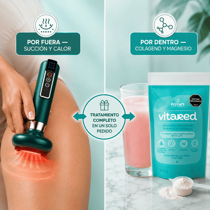 LisaPiel&Go™ - Masajeador Corporal con Ventosa + Colágeno de Regalo